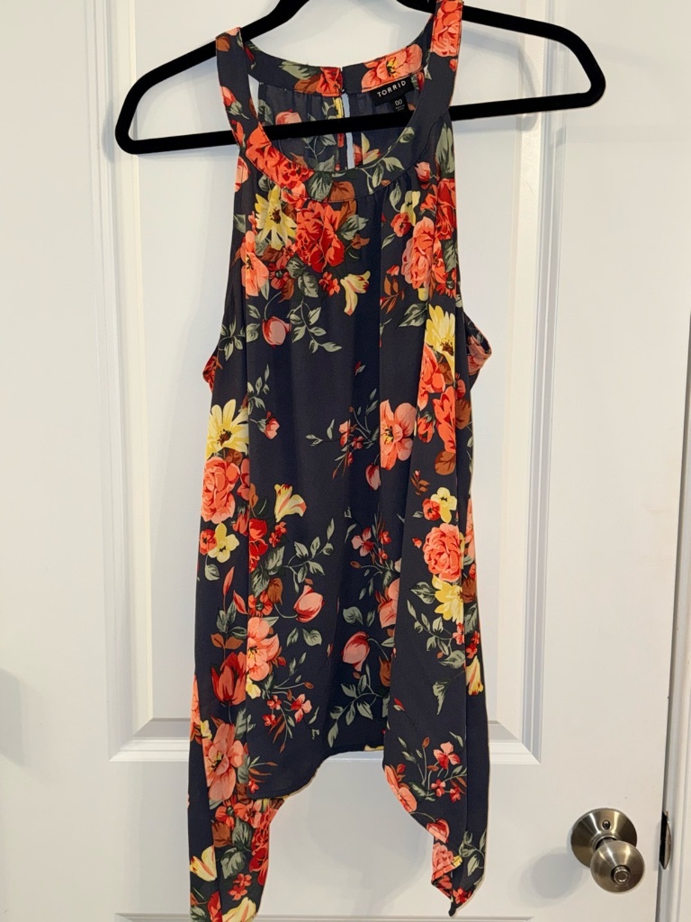 Torrid Floral High-Low Tank (00)
